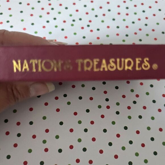 National‎ Treasures Transfer House Christmas Ornament Brass Travel Illinois - Picture 5 of 7